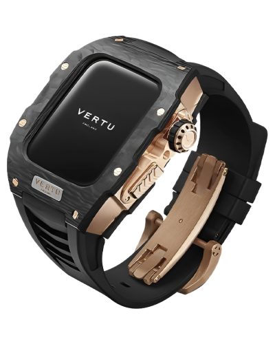 Vertu Watch H1 Stainless Steel RG Black Rubber (SW-BG-004-06-HW)