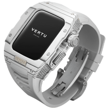 Vertu Watch H1 Stainless Steel WG White Rubber SW-WD-004-01-HW