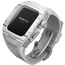 Vertu Watch H1 Stainless Steel WG White Rubber SW-WD-004-01-HW