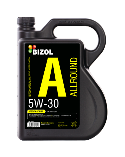 Mühərrik yağı Bizol Allaround 5W-30 A3/B4 5 lt