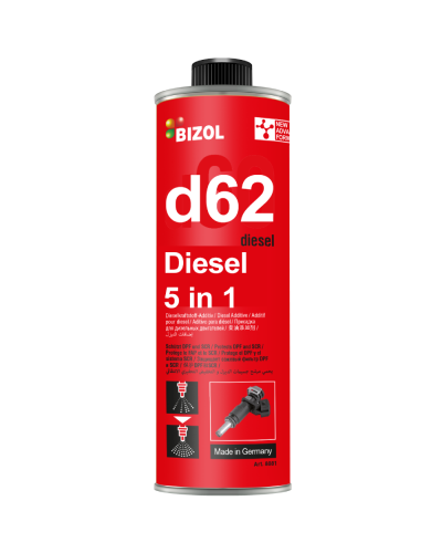 Dizel qatqısı Bizol Super Diesel 5 in 1+ d62 1 lt