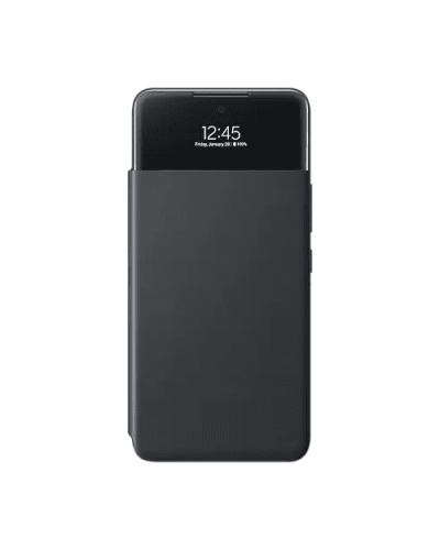 Qoruyucu örtük Samsung A53 Smart S View Wallet Cover Black EF-EA536PBEGRU