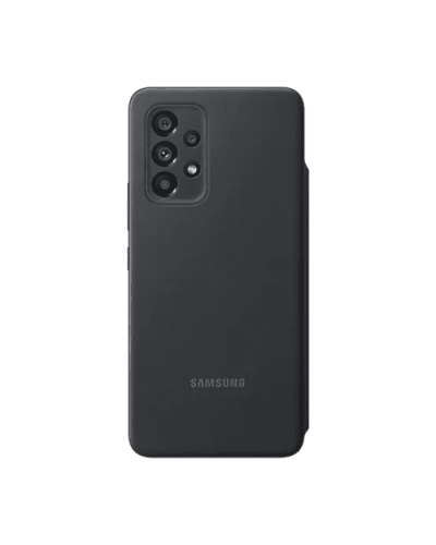 Qoruyucu örtük Samsung A53 Smart S View Wallet Cover Black EF-EA536PBEGRU