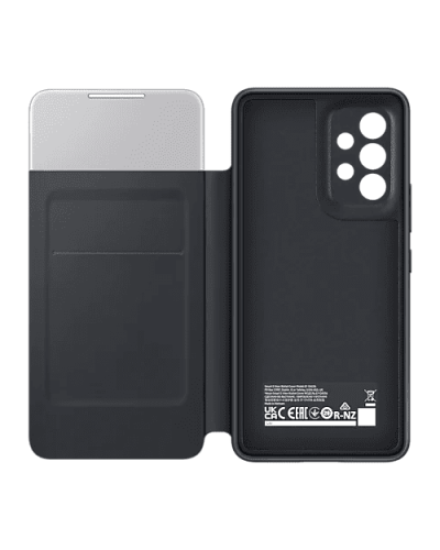 Qoruyucu örtük Samsung A53 Smart S View Wallet Cover Black EF-EA536PBEGRU