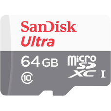 Yaddaş kartı SanDisk 64 GB Ultra microSDXC 100 mb/s CL-10 SDSQUNR-064G-GN3MN