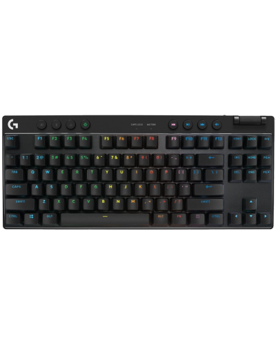 Gaming Keyboard Logitech G Pro X TKL Lightspeed Black