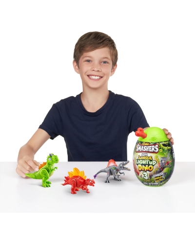 Oyuncaq Zuru S001 Smashers Mini Jurassic Light Up Dino 193052051363