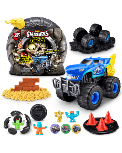 Oyuncaq Zuru S001 Smashers Monster Truck Surprise Monster Wheels Playset 193052050021