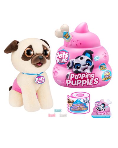Oyuncaq Zuru S001 Pets Alive Pooping Puppies Series 1 Interactive Plush 193052050311