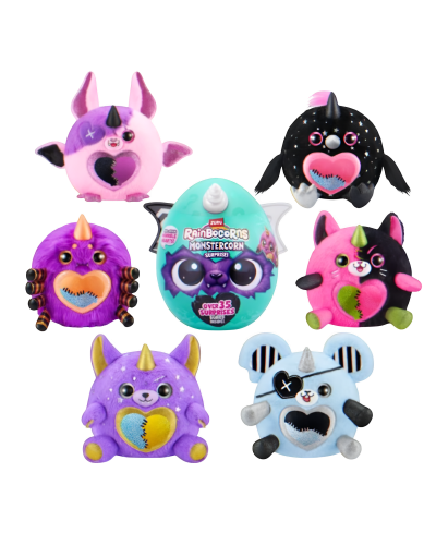 Oyuncaq Zuru S001 Rainbocorns Monstercorn Series 1 Plush Medium 193052057280