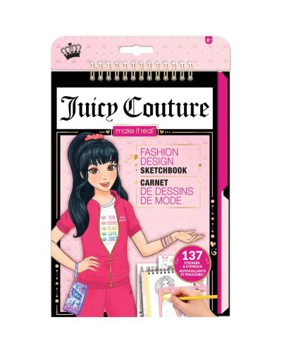 Bloknot Make It Real Juiicy Couture Fashion Design Sketchbook 4426MR / 695929044268