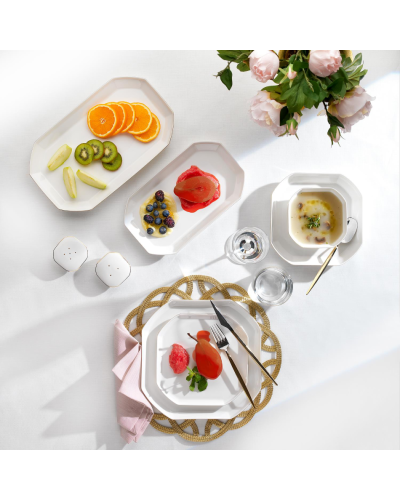 Serviz dəsti Schafer Graceful Bone 56 parça Qızılı 8699131809105