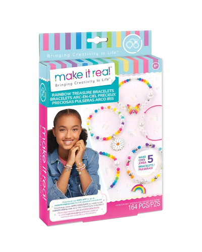 Yaradıcılıq dəsti Make it Real Rainbow Treasure Bracelets 1216MR / 695929012168