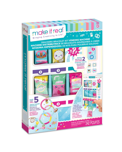 Yaradıcılıq dəsti Make it Real Snackers Bracelet DIY Jewelry Vending Machine  1709MR / 695929017095