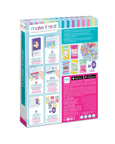 Yaradıcılıq dəsti Make it Real Snackers Bracelet DIY Jewelry Vending Machine  1709MR / 695929017095
