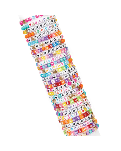 Yaradıcılıq dəsti Make it Real Say Yes! Alphabet Bead Bracelet Kit 1742MR / 695929017422