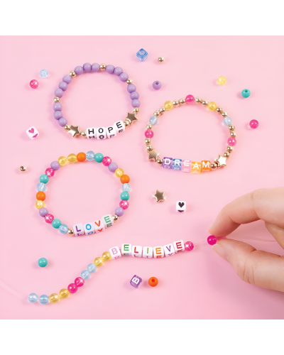 Yaradıcılıq dəsti Make it Real Say Yes! Alphabet Bead Bracelet Kit 1742MR / 695929017422