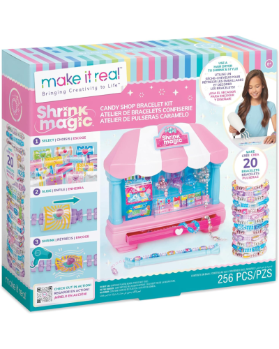 Yaradıcılıq dəsti Make It Real Shrink Magic Candy Shop Bracelet Kit 1758MR / 695929017583