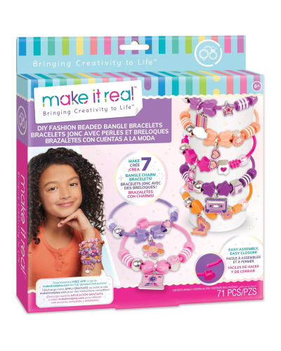 Yaradıcılıq dəsti Make It Real Diy Fashion Beaded Bangle Bracelets 1329MR / 695929013295