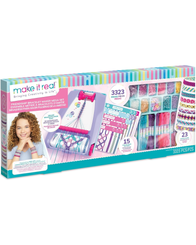 Yaradıcılıq dəsti Make It Real Friendship Bracelet Maker Mega Set 1458MR / 695929014582