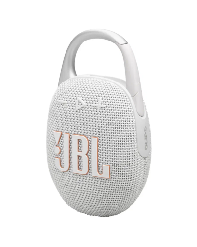 Portativ akustika JBL Clip 5 White JBLCLIP5WHT-N