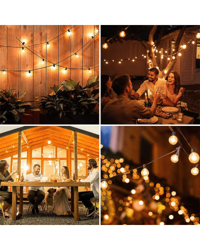 Smart Solar String Lights (25 Bulbs) SLRT-001