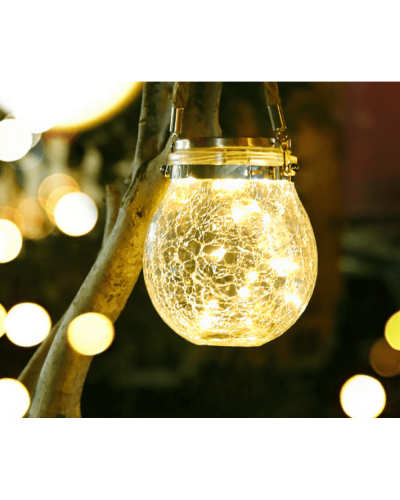 Smart Solar Hanging Lights Glass SLRT-007