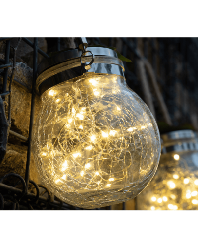 Smart Solar Hanging Lights Glass SLRT-007