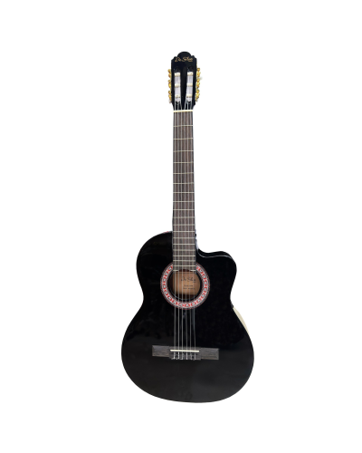 Elektro-klassik gitara De Silva ACG21CE Black