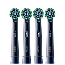 Elektrikli diş fırçası başlığı Oral-B EB50BRX 4CT CrossAction Qara