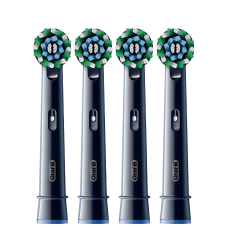 Elektrikli diş fırçası başlığı Oral-B EB50BRX 4CT CrossAction Qara