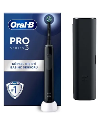 Elektrik diş fırçası Oral-B Pro 1 D505.513.3X Qara