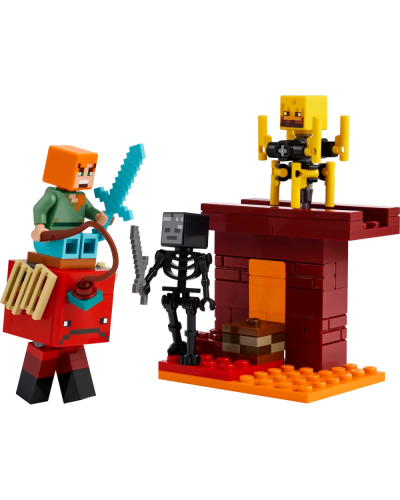 LEGO Constructor Minecraft The Nether Lava Battle Set 21266 / 5702017815404