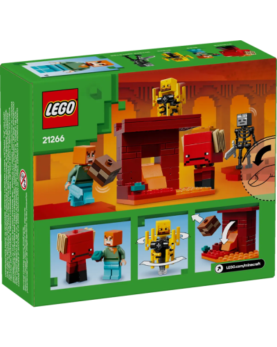 LEGO Constructor Minecraft The Nether Lava Battle Set 21266 / 5702017815404