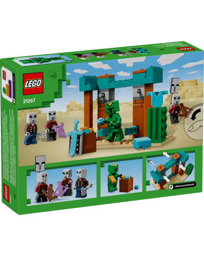 LEGO Constructor Minecraft The Illager Desert Patrol Set 21267 / 5702017815411