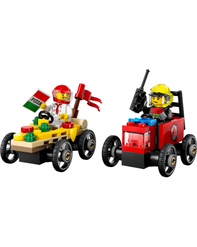LEGO Constructor City Pizza vs Fire Truck 60458 / 5702017812588