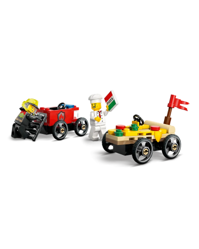 LEGO Constructor City Pizza vs Fire Truck 60458 / 5702017812588