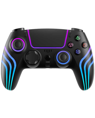 Oyun manipulyatoru Porodo PS4 with Cool Light Patterns Black