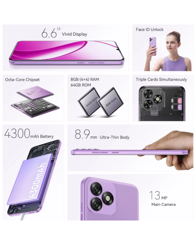 Oukitel C53 4/64 GB Purple