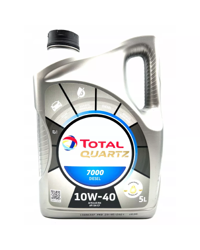 Mühərrik yağı Total Quartz 7000 Diesel 10W-40 5 L
