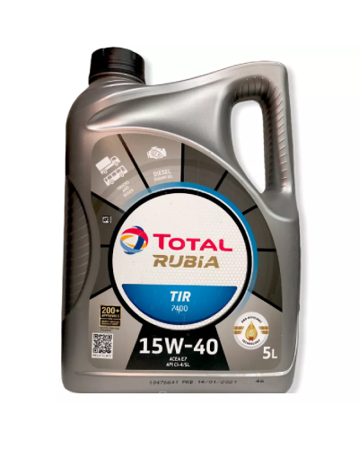 Mühərrik yağı Total Rubai 7400 15W-40 5 L