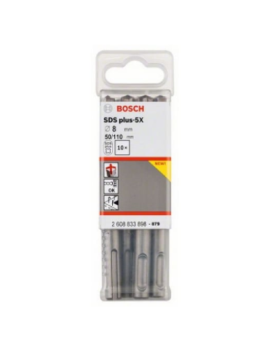 Başlıq Bosch SDS Plus 5X/10 pcs (2608833898)