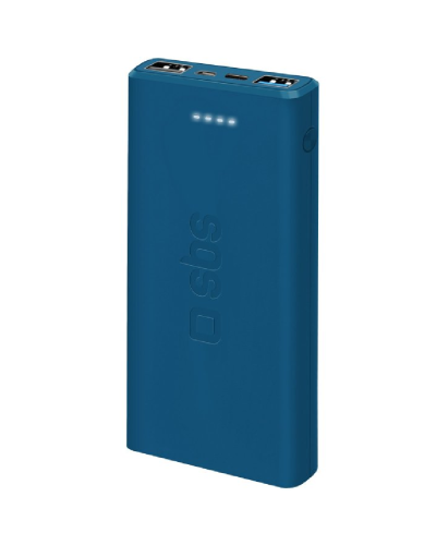 SBS Powerbank 10000 mAh Fast Charce Blue TTBB10000FASTA