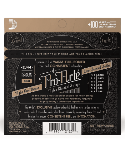 D-Addario Pro-Arte Nylon EJ44 Extra Hard Tension