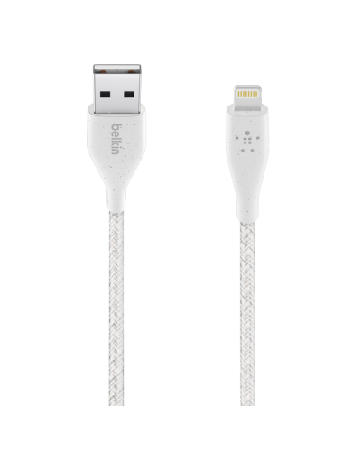 Belkin Duratek Plus Lightning - Usb-A 1.2M White