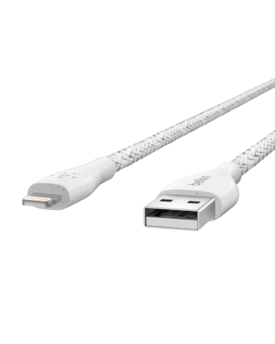 Belkin Duratek Plus Lightning - Usb-A 1.2M White