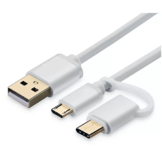 Mi 2-In-1 Usb Cable Micro Usb/Type-C 30Cm