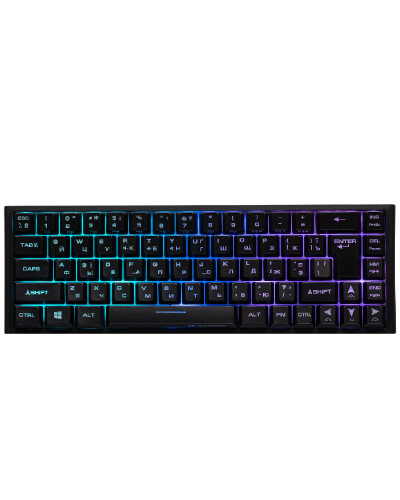 Gaming Keyboard 2E KG350 RGB 68 key Black / KG350UBK