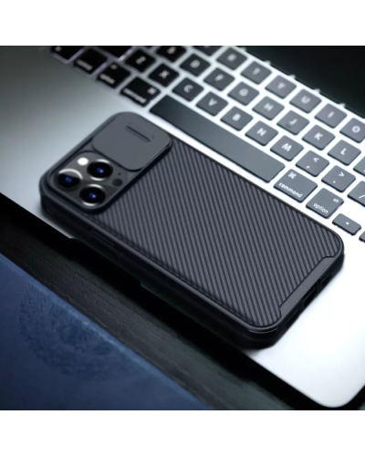 Qoruyucu örtük Nillkin iPhone 13 CamShield Black 3110
