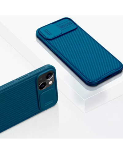 Qoruyucu örtük Nillkin iPhone 13 CamShield Blue 3127
